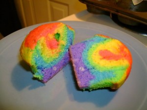 Rainbow cupcakes from Life of a Cupcake