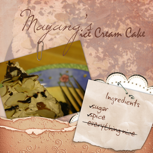 Mayang's Ice Cream Cake