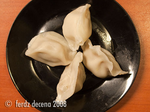Kuchay Dumplings (Php 70)