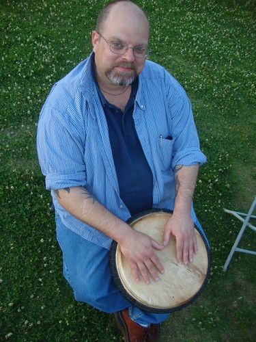 Evan Bertrand-Sandman, Shreveport Drum Circle by trudeau