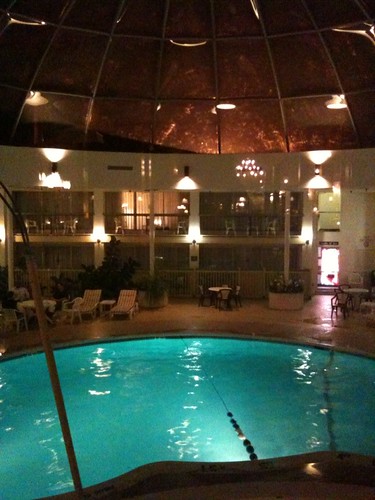 Crazy dome + indoor pool @ Clarion hotel, Northampton, MA