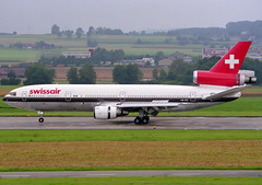 Swissair DC-10-30 HB-IHC ZRH 08/08/1989