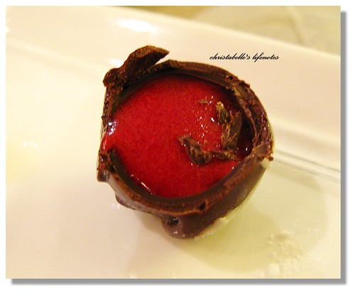 curtis stone's raspberry sorbet choco: an inside look