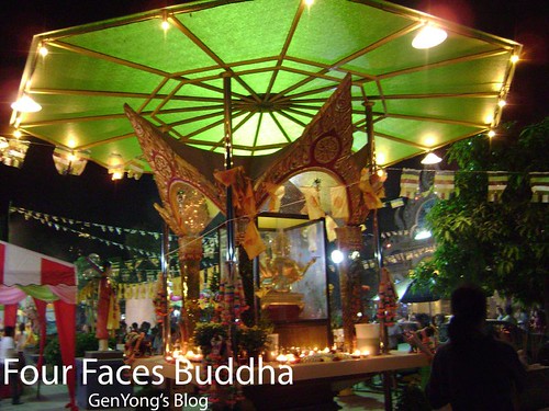 Four faces buddha