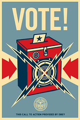 Vote, por Shepard Fairey