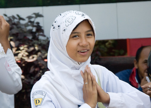 印尼 快樂的學生