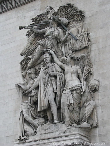 Sculpture of the Arc de Triomphe