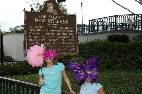 The girls at Jackson Square
