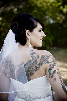Michelle James 39 Tattoolovin 39 SkeletonThemed Wedding