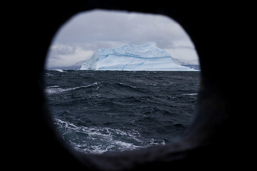 Icebergs near the mouth of Ilulissat Kangia