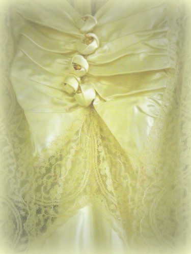Beautiful detail on vintage wedding dress Check out your local antique 