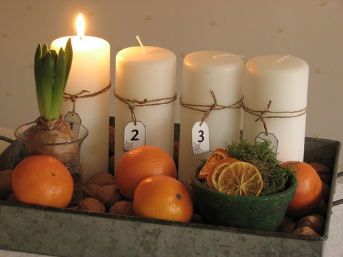 Advent candles 2008