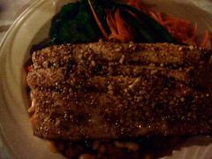 Pecan-crusted trout
