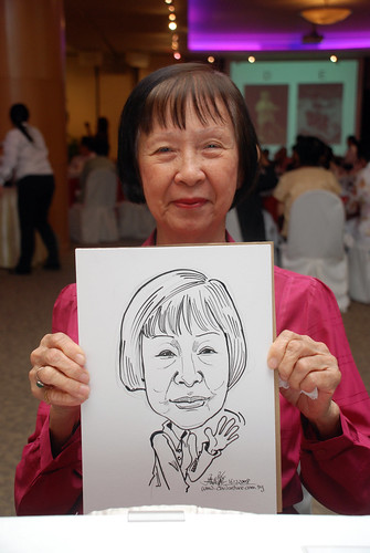 Caricature live sketching for Christ Methodist Church Christmas Celebration - 7