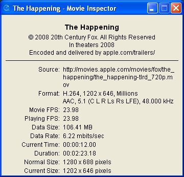 The Happening: Apple Trailer at 720p HD