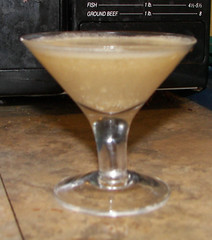 Anteater martini , blended not stirred