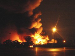 Propane station explosion in Toronto, August 10, 2008