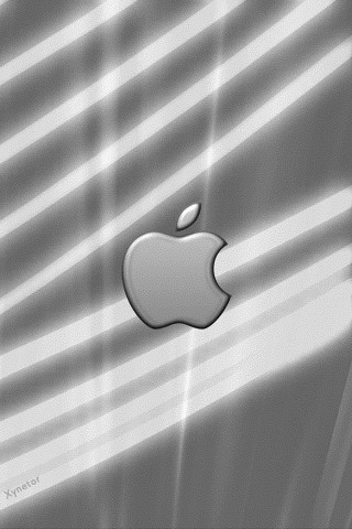apple iphone wallpapers. iPhone Wallpaper: Metal Apple