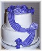 wedding purple drape