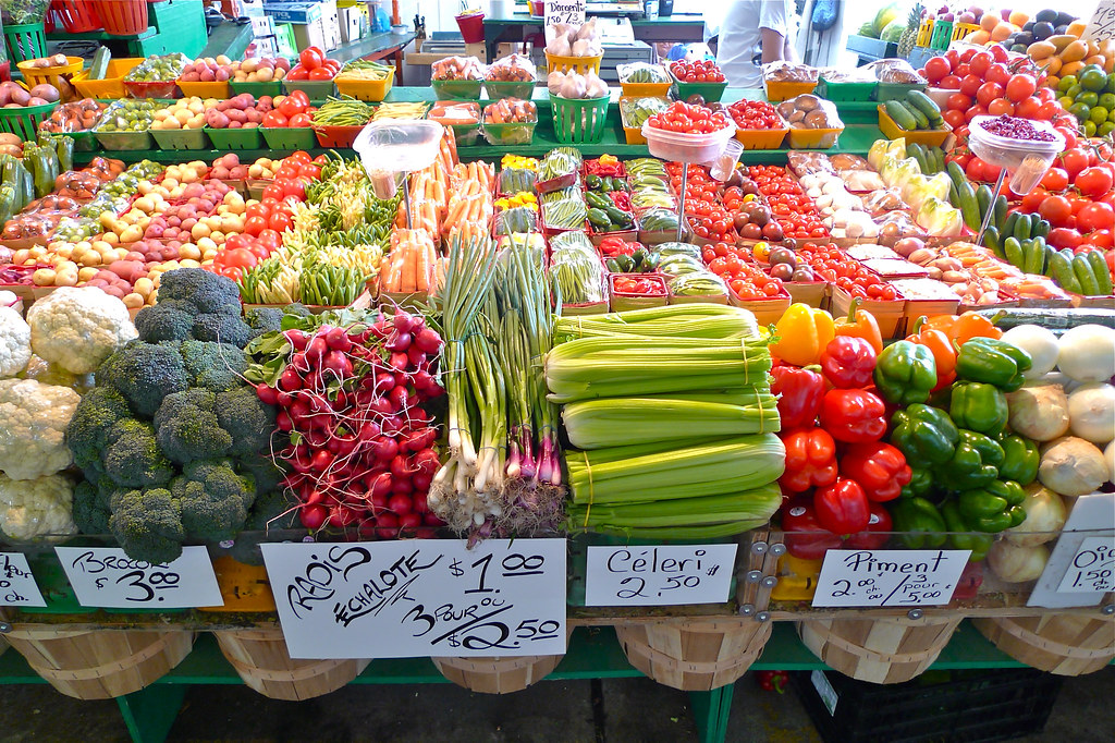 Copyright Photo: Atwater Market Fruits Vegetables by Montreal Photo Daily, on Flickr
