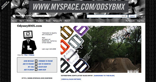 Odyssey on Myspace