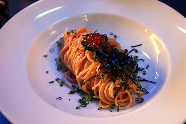 Mentaiko Spaghetti with Salmon Roe