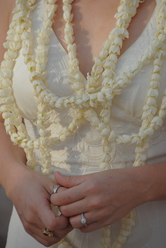 Hawaiian florist wedding