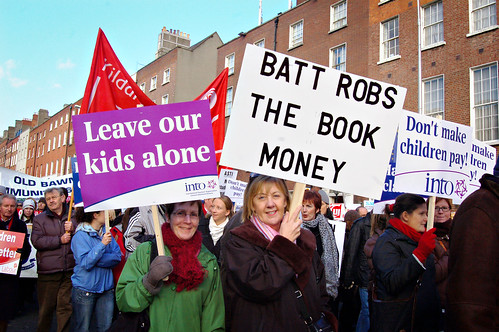 Education cuts rally