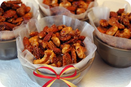 candied nuts: finished!