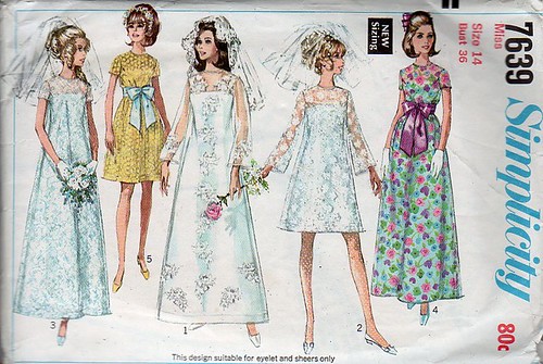 wedding dress patterns. view large. Vintage sewing