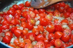 Onion and Cherry Tomatoes