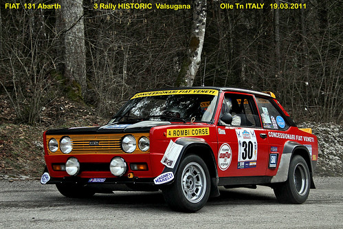 FIAT 131 Abarth 3 Rally HISTORIC VALSUGANA 19032011 by marvin 345