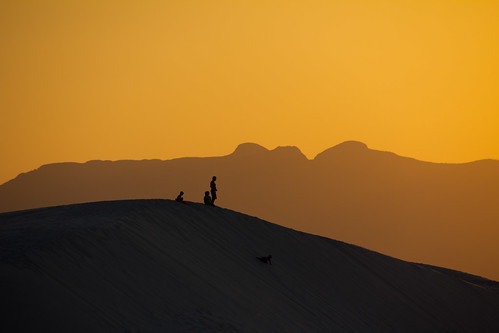 Dune sledding