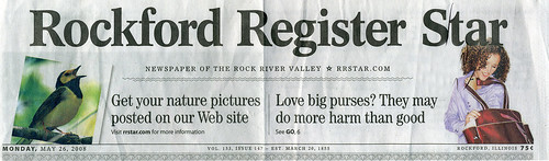 Rockford Register Star With My Photo