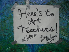 HERE'S TO ART TEACHERS!