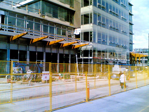 Construction on Broadway and Cambie