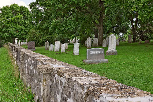 Saint John the Baptist Roman Catholic Church, in Villa Ridge (Gildehaus), Missouri, USA - cemetery