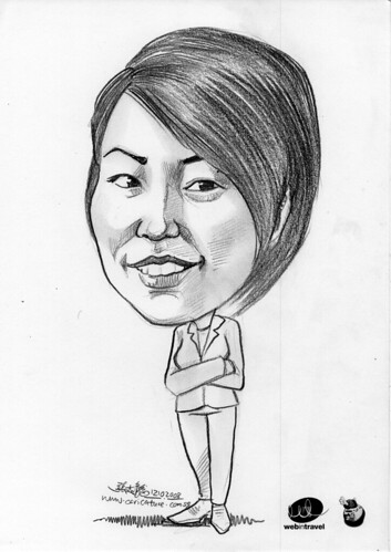 Caricatures Web in Travel 2008 Aya Aso
