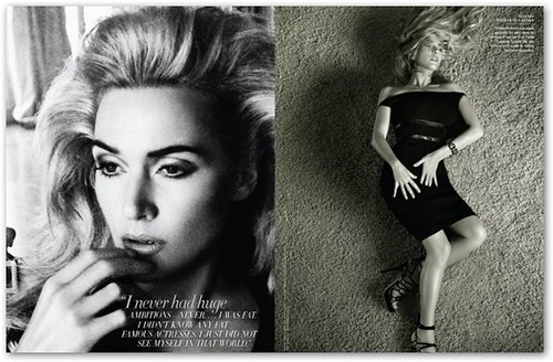 Kate Winslet in Black and White