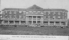 Georgia Normal and Industrial College Booklet Page Featuring Lamar Hall