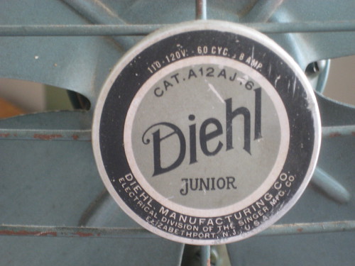Vintage Diehl Junior fan