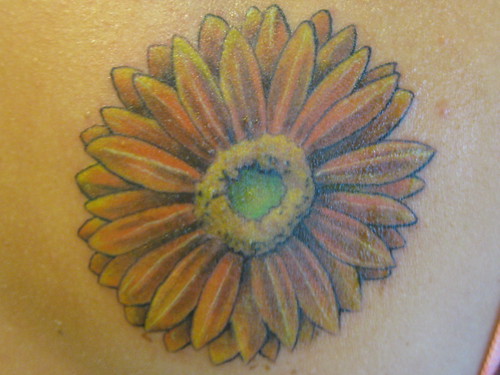 Gerber+daisy+flower+tattoos