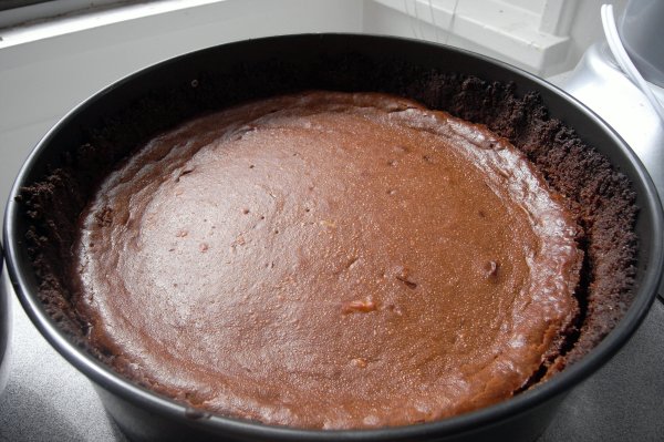 chocolate caramel cheesecake