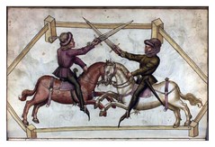 124v- Duelo de espada a caballo