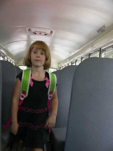 Sofi on Her First Bus!