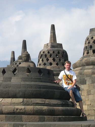 Me and Borobudur again and again ©  S Z