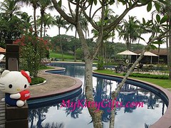 Hello Kitty at Swimming Pool of Saujana Hotel, Malaysia