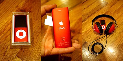ipod nano chromatic product red edition