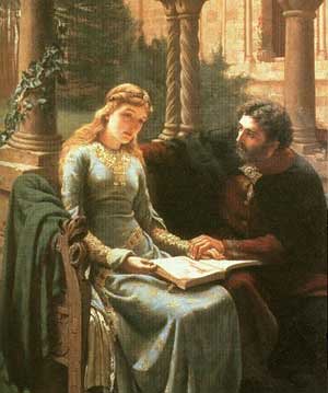 Abelard and his pupil, Heloise by Edmund Leighton. by you.