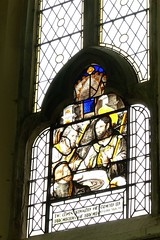 French stained glass window, All Saints - Stretton-on-Dunsmore
